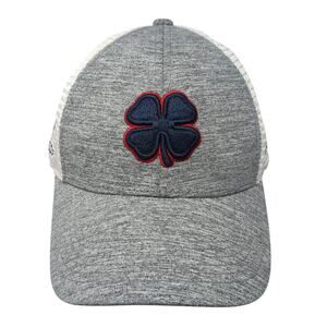 Black Clover Fitted Trucker Hat Gray XL Embroidered Logo Colorblock